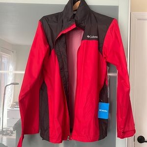 NEW Columbia rain jacket windbreaker